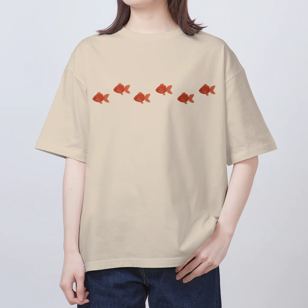 レタ(LETA)のすいーっと金魚 Oversized T-Shirt