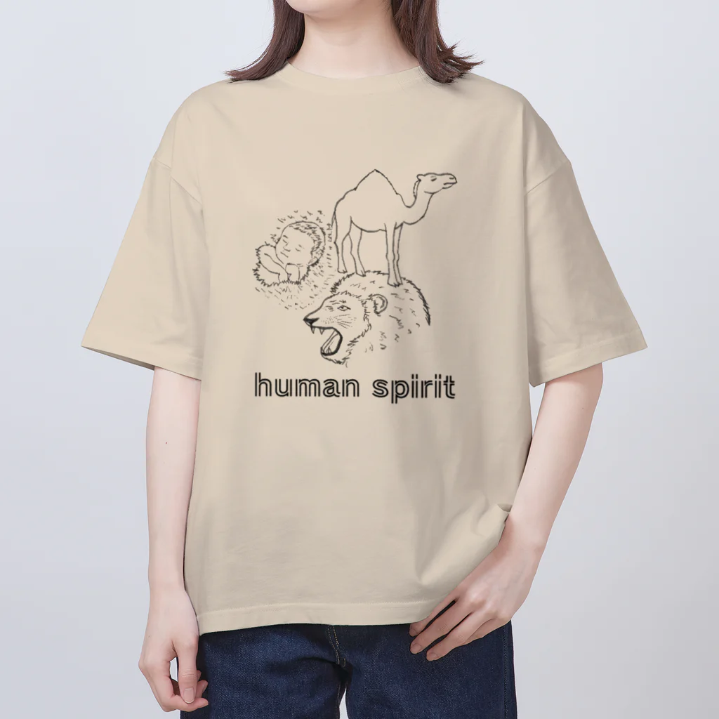 しいたけくらぶのhuman spirit オーバーサイズTシャツ