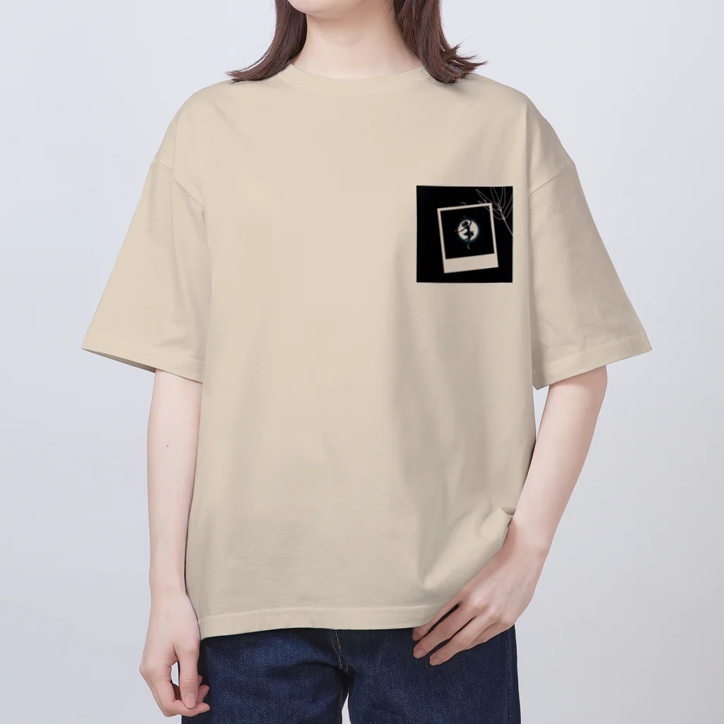 aoimocoのラブあんどピースで生きる子　photo Oversized T-Shirt