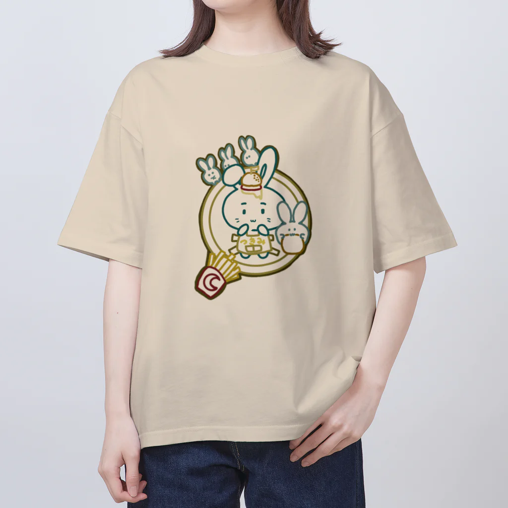 はるもちの月見うさぎ店長 Oversized T-Shirt