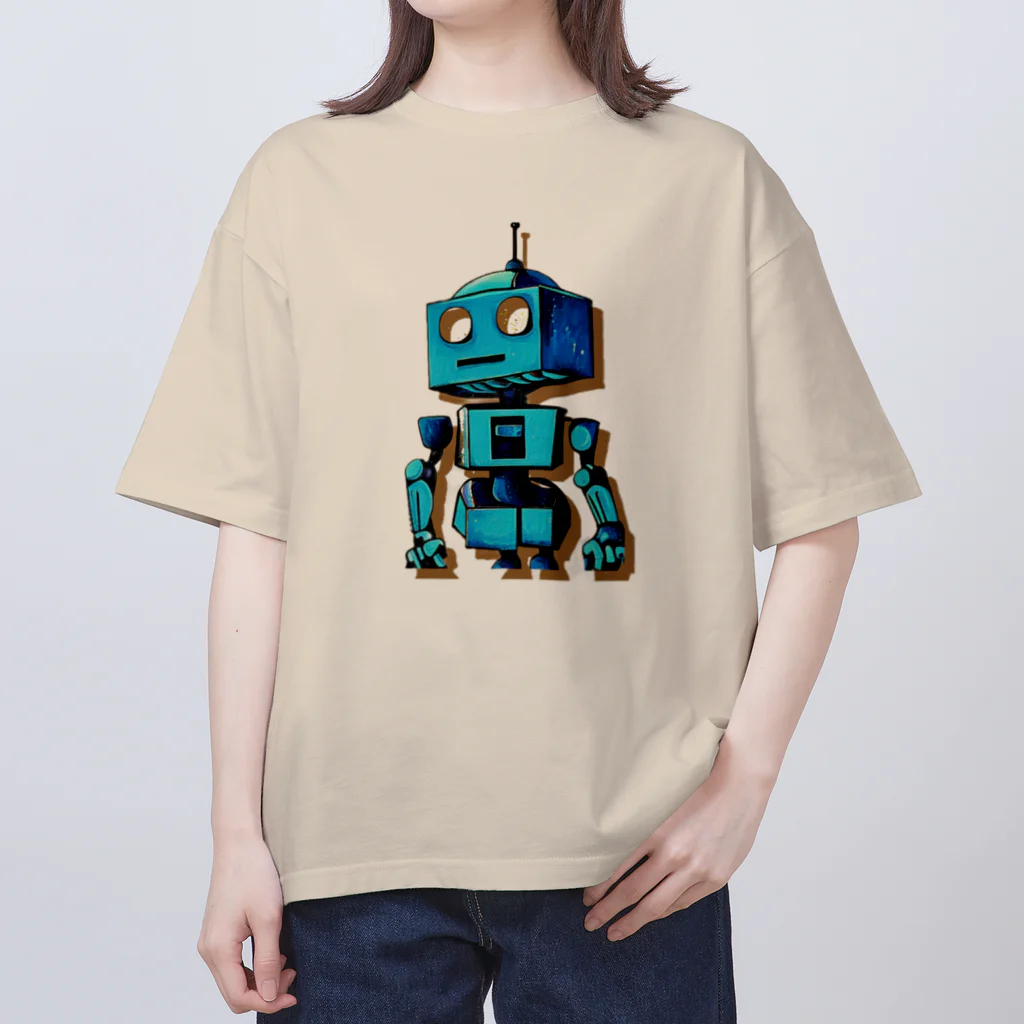 H_STNのロボット・フレンド1 Oversized T-Shirt