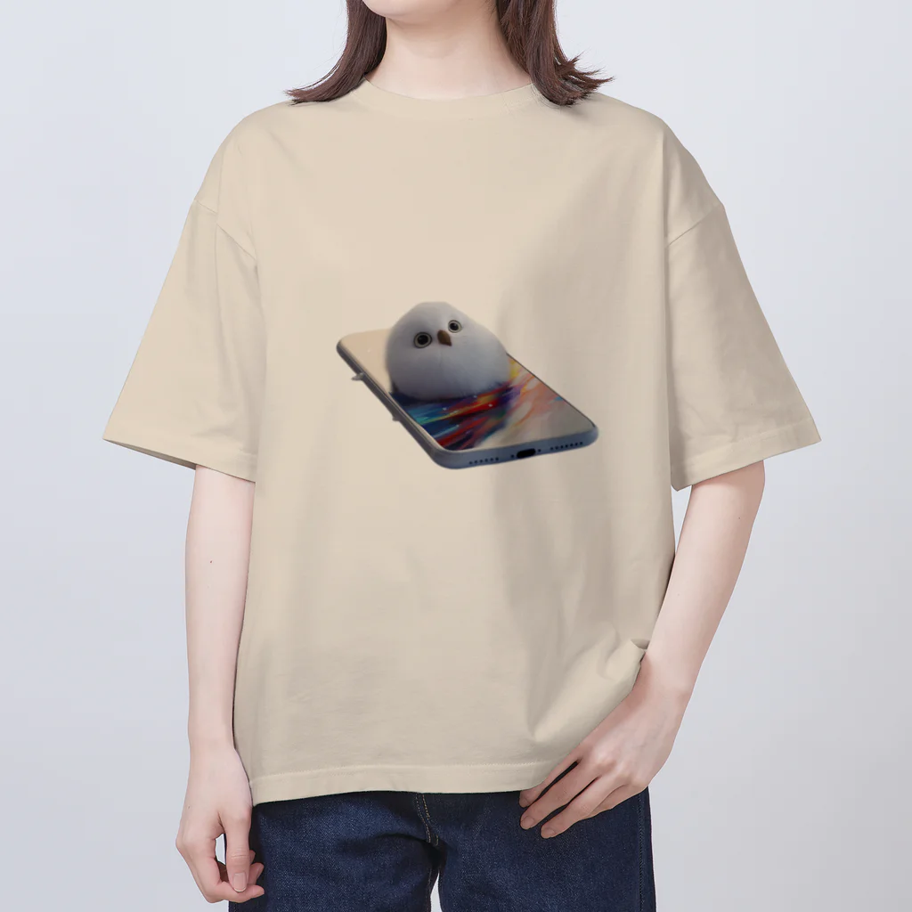 Osoro Designのゆったりスマエナガさん オーバーサイズTシャツ