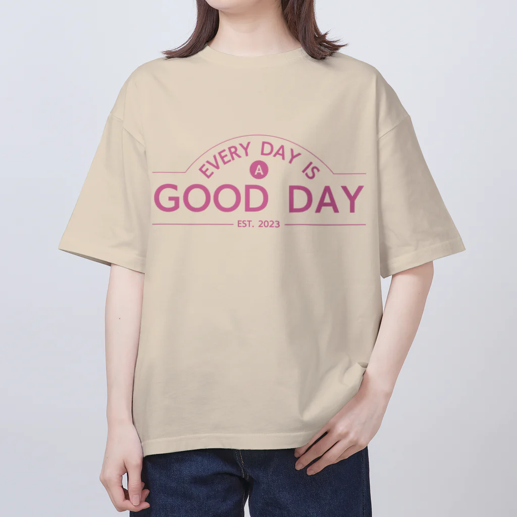 kazu_gの日日是好日（ピンク） オーバーサイズTシャツ