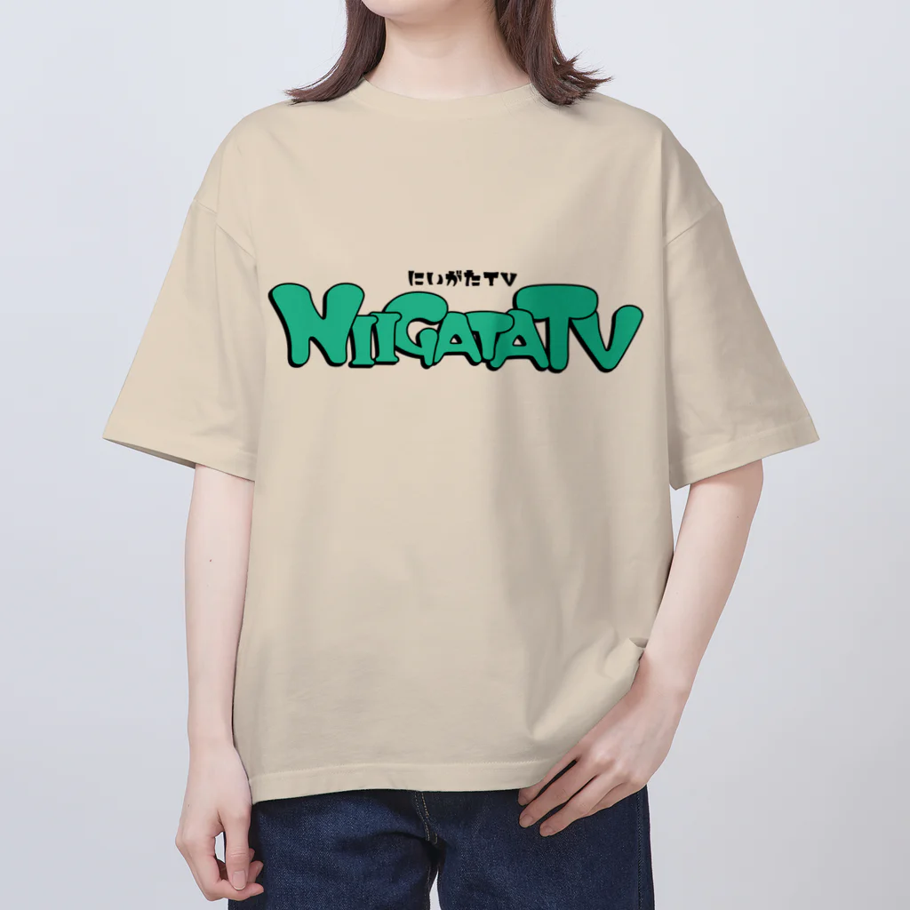 YouTube「にいがたTV」オフィシャルのにいがたTV 新ロゴ オーバーサイズTシャツ Oversized T-Shirt