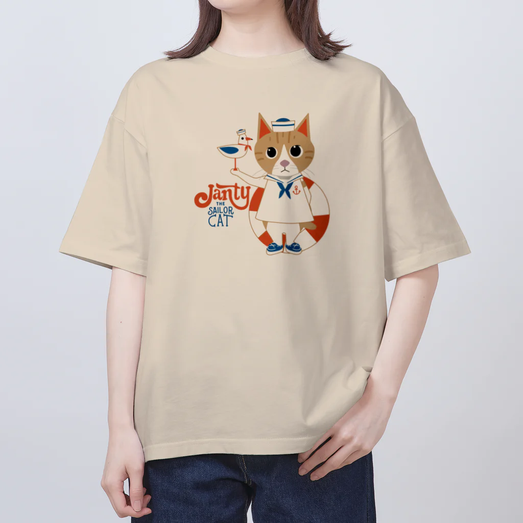 CATLESのCATLES ジャンティ・ザ・セーラーキャット Oversized T-Shirt