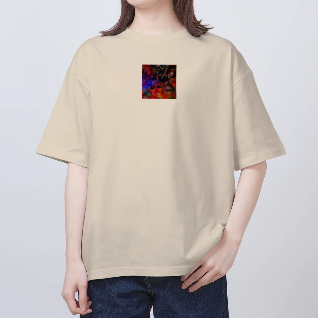 餃子屋。のクリスマスツリーのイメージ Oversized T-Shirt