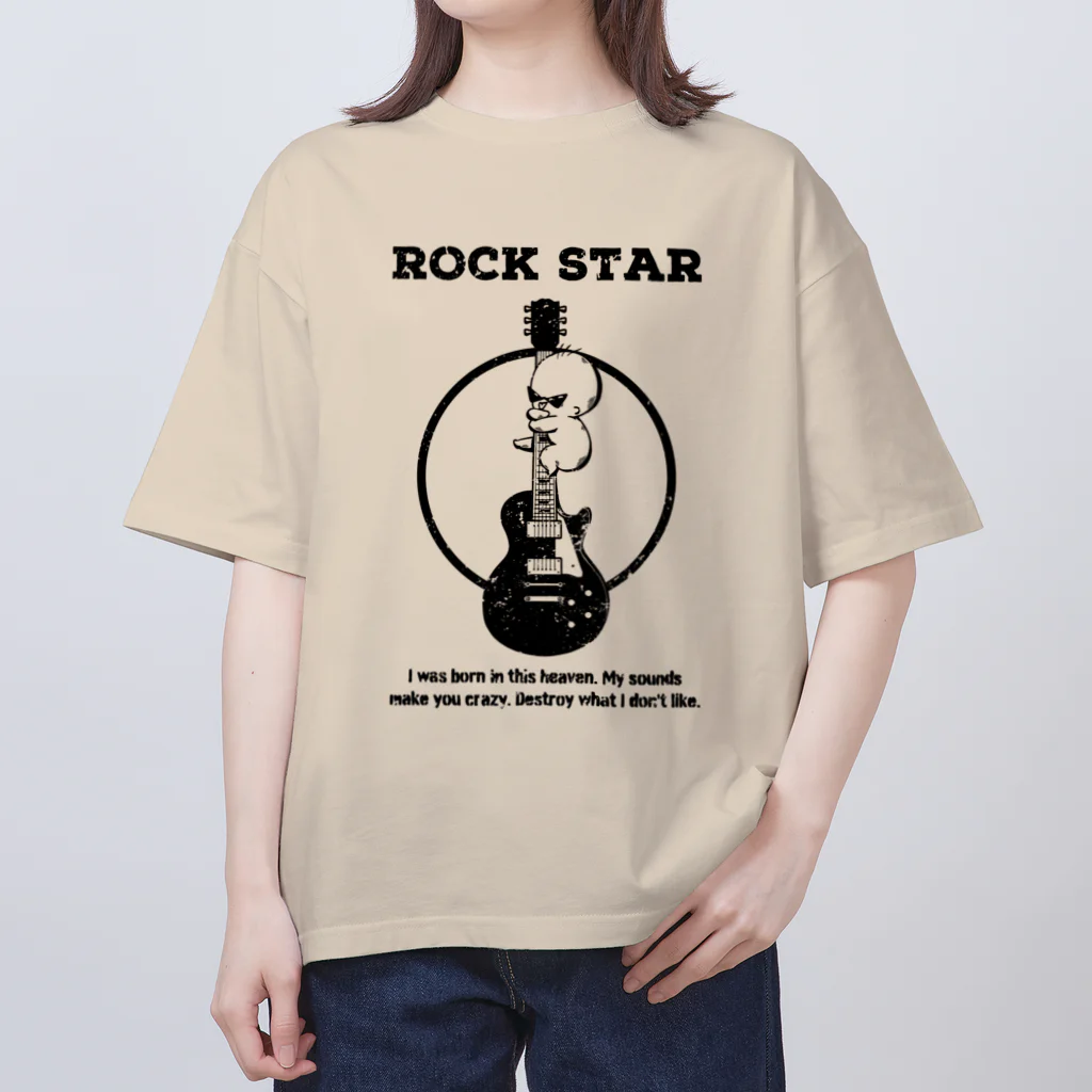 momosのROCK STAR (guitar) オーバーサイズTシャツ