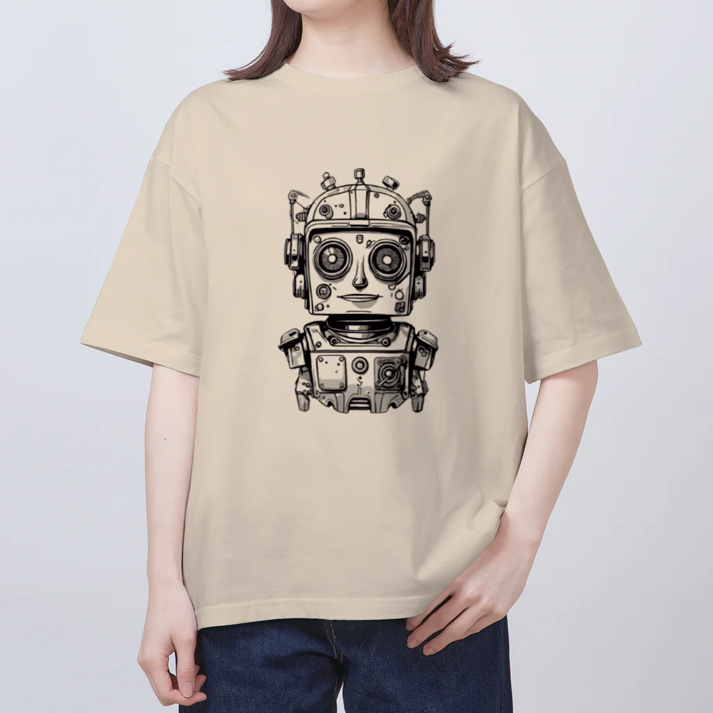 mirinconixのじっと見るガラクタくん Oversized T-Shirt