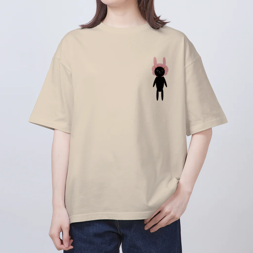 ウサネコ38のウサギシャンプーハット Oversized T-Shirt