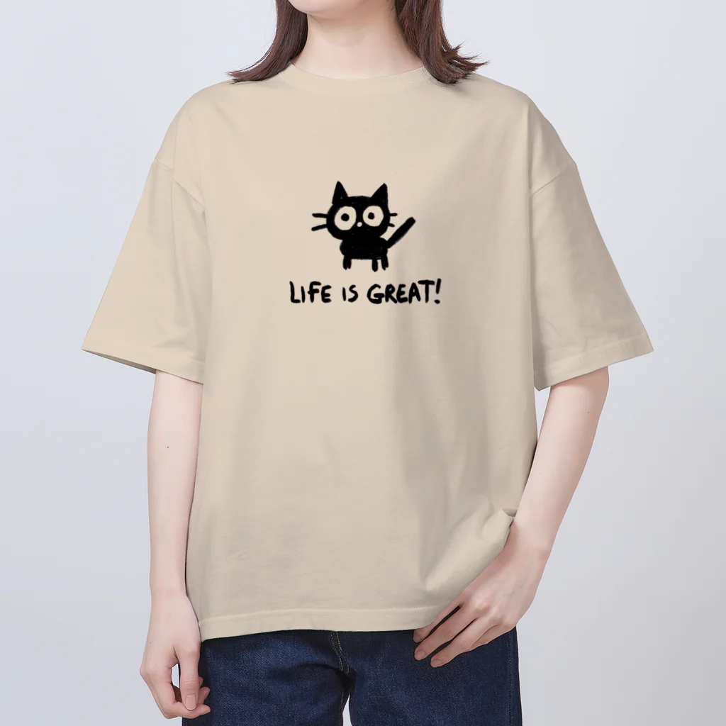 Super_BluemoonのLife is Great !　素晴らしき人生2 オーバーサイズTシャツ