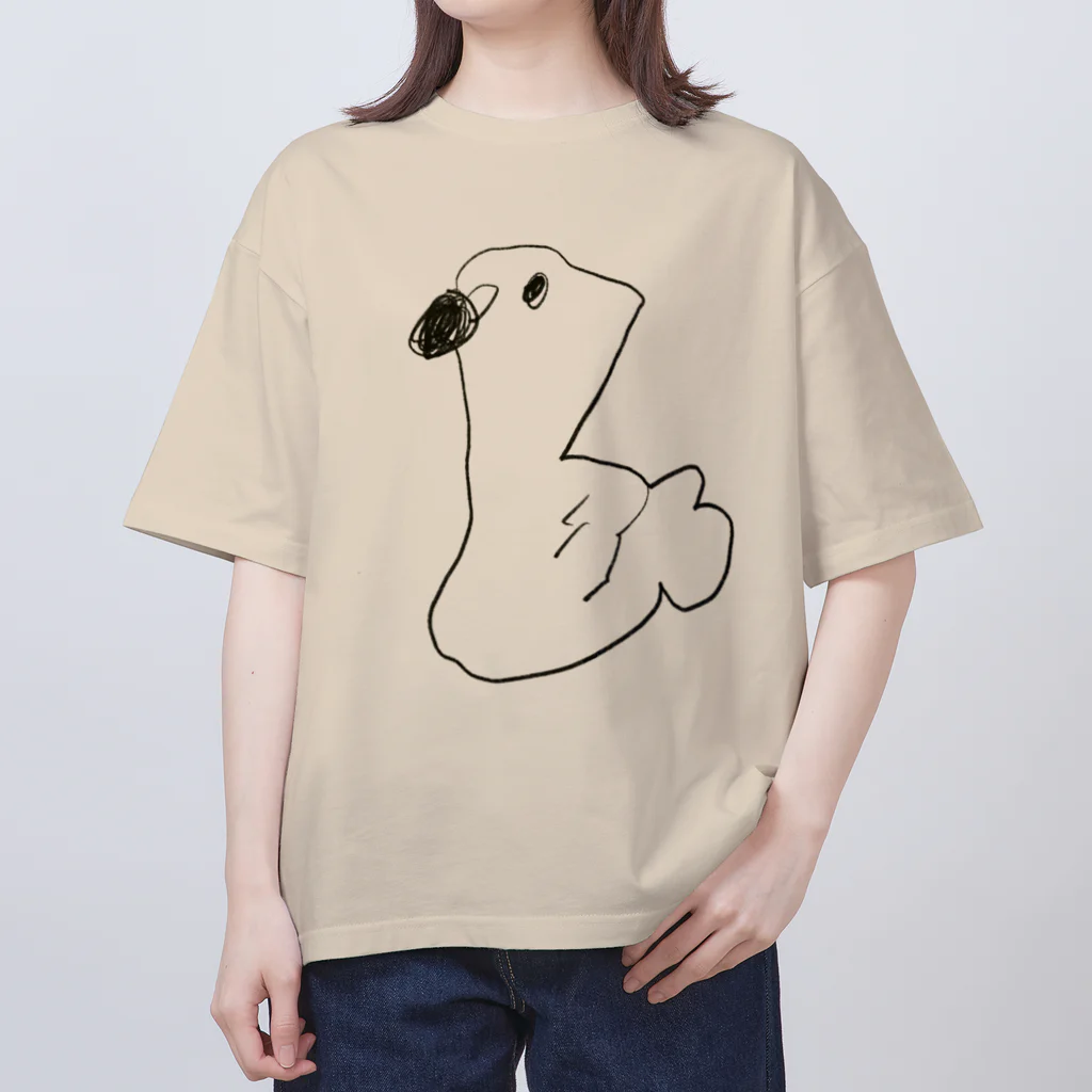 おおむら農場の白鳥 オーバーサイズTシャツ