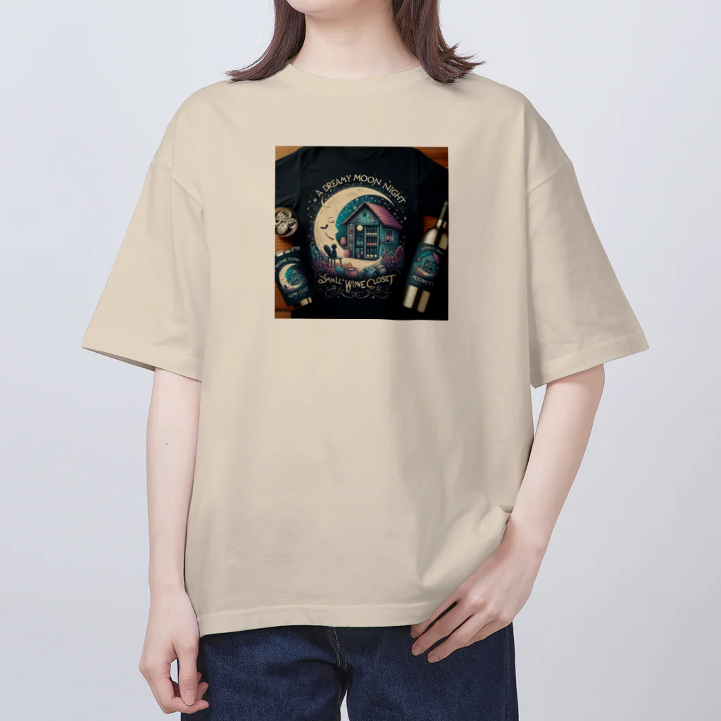 MOONY'S Wine ClosetのA Dreamy moon night Oversized T-Shirt