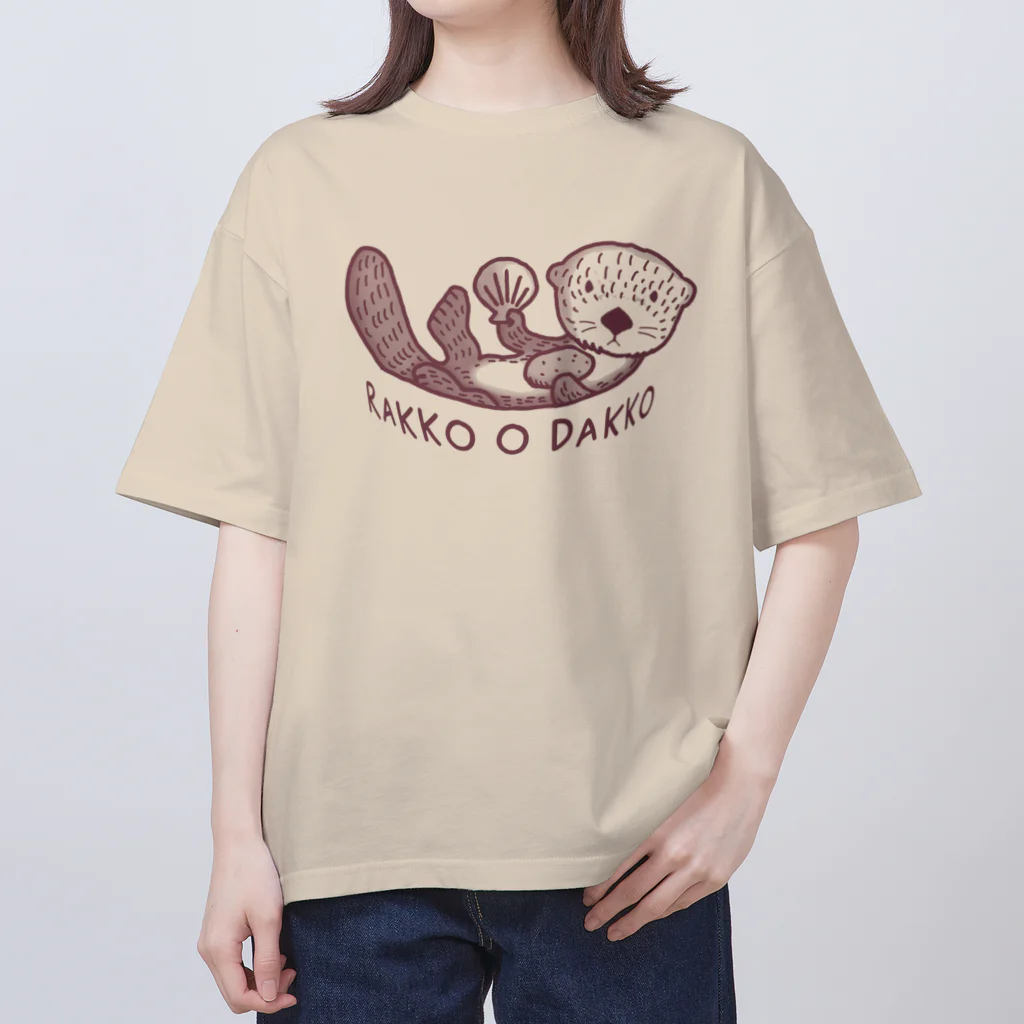 SU-KUのらっこをだっこⅡ オーバーサイズTシャツ