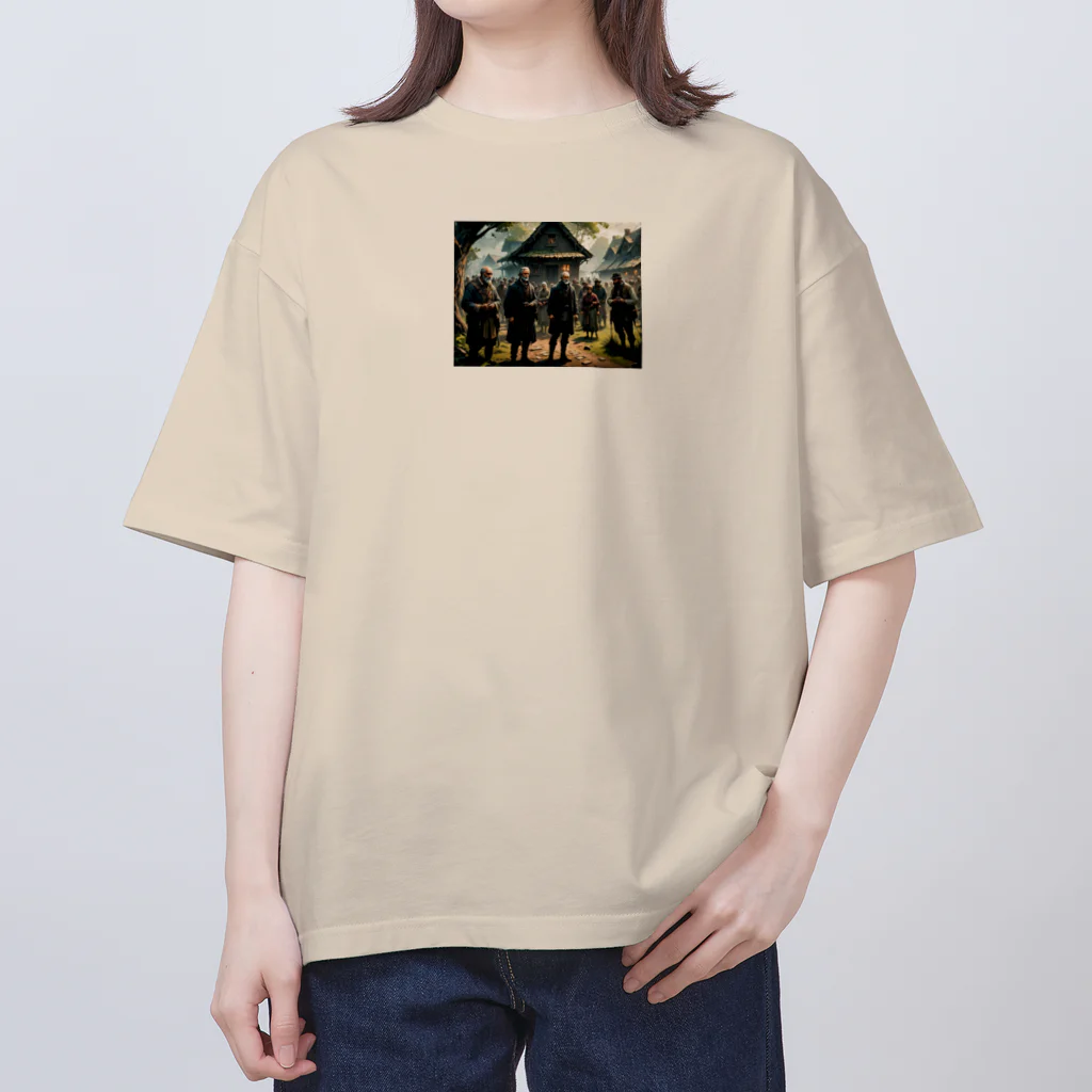 studio eizoの村人がミリタリーファッションに変身！ Oversized T-Shirt