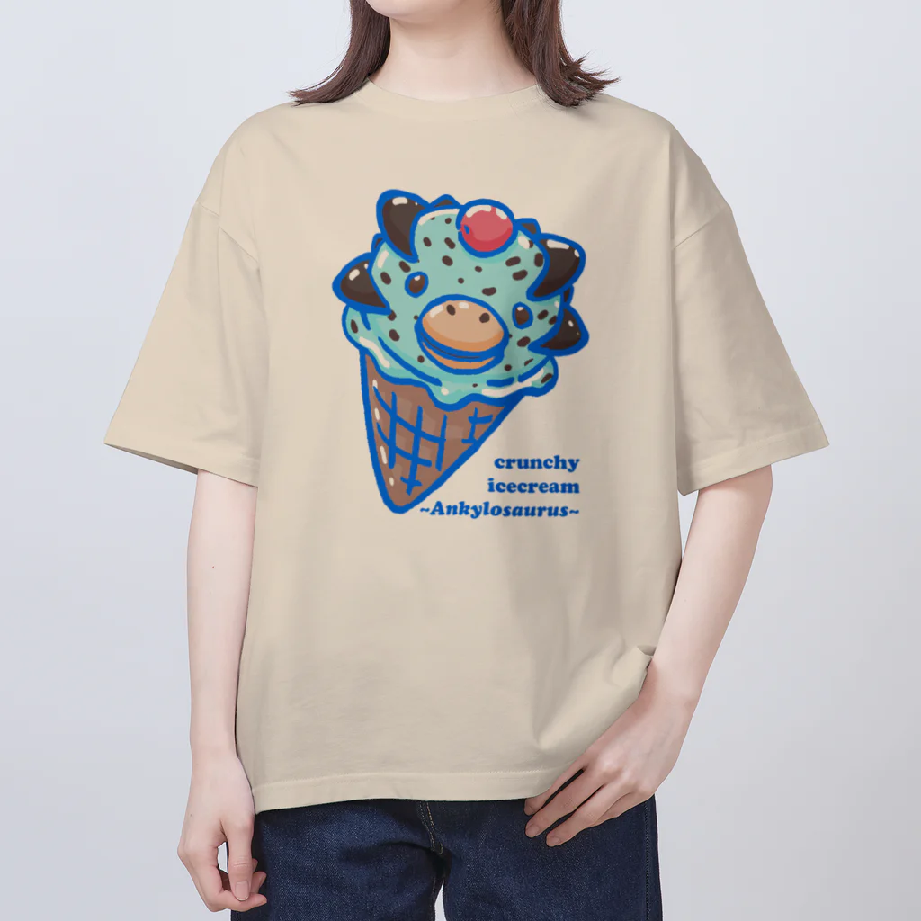 segasworksの恐竜アイスクリーム〜ザクザクアンキロサウルス〜 Oversized T-Shirt