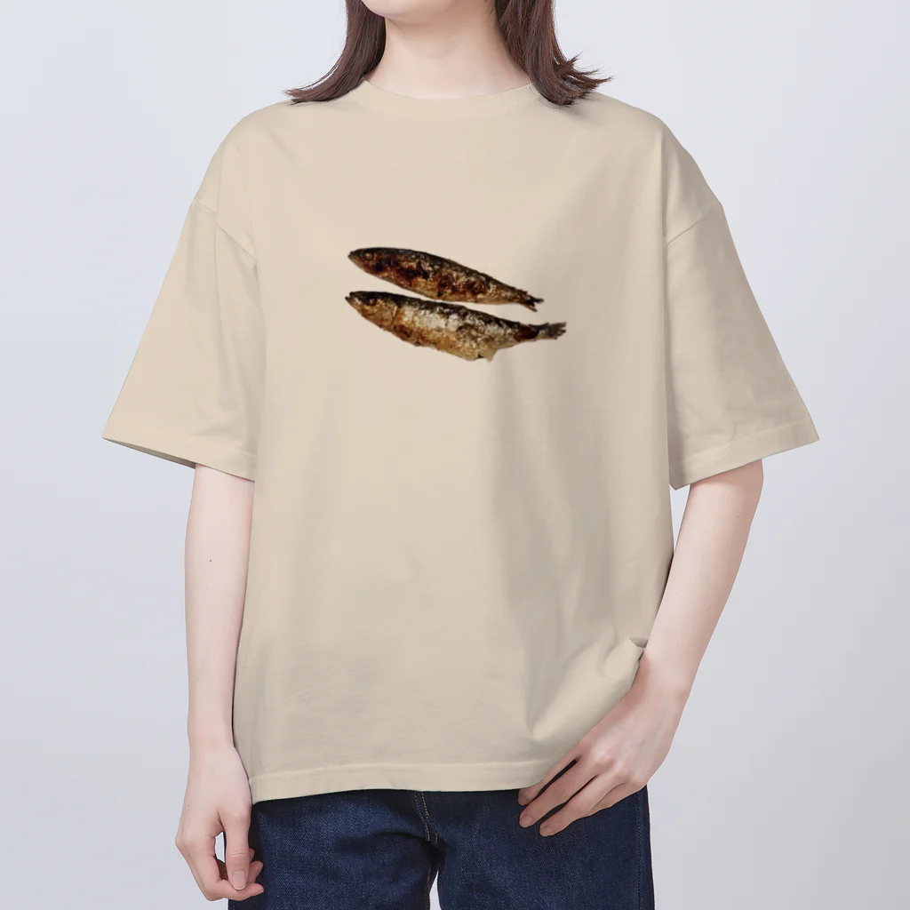 PAW WOW MEOWのイワシのばか Oversized T-Shirt