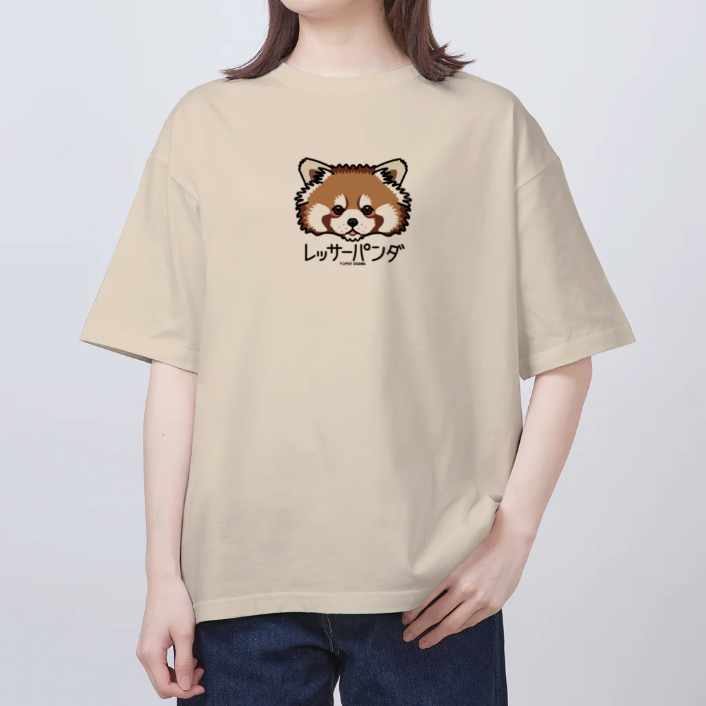 オガワユミエの09レッサーパンダ（キャラ） Oversized T-Shirt