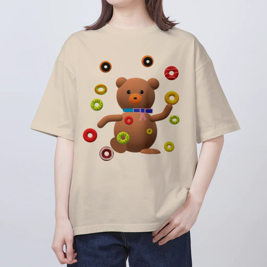 あるてみらのドーナツクマちゃん🍩 Oversized T-Shirt