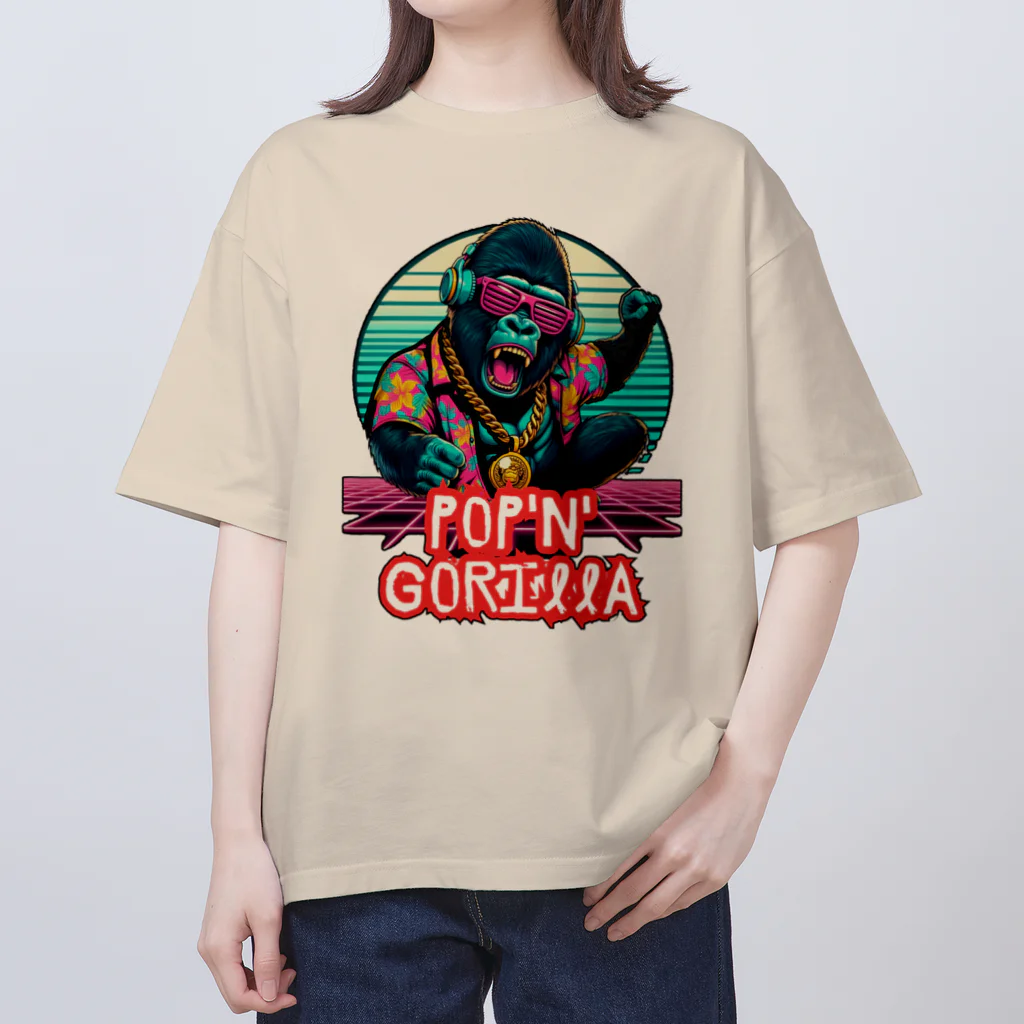 Donky Goriのポップンゴリラ5 Oversized T-Shirt