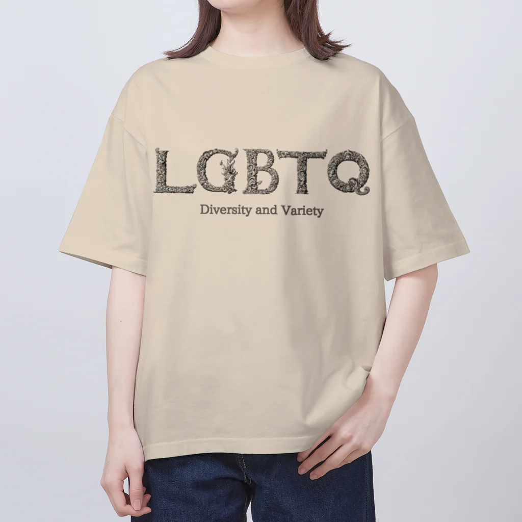 AwagoModeのLGBTQ　Type1 (6) Oversized T-Shirt