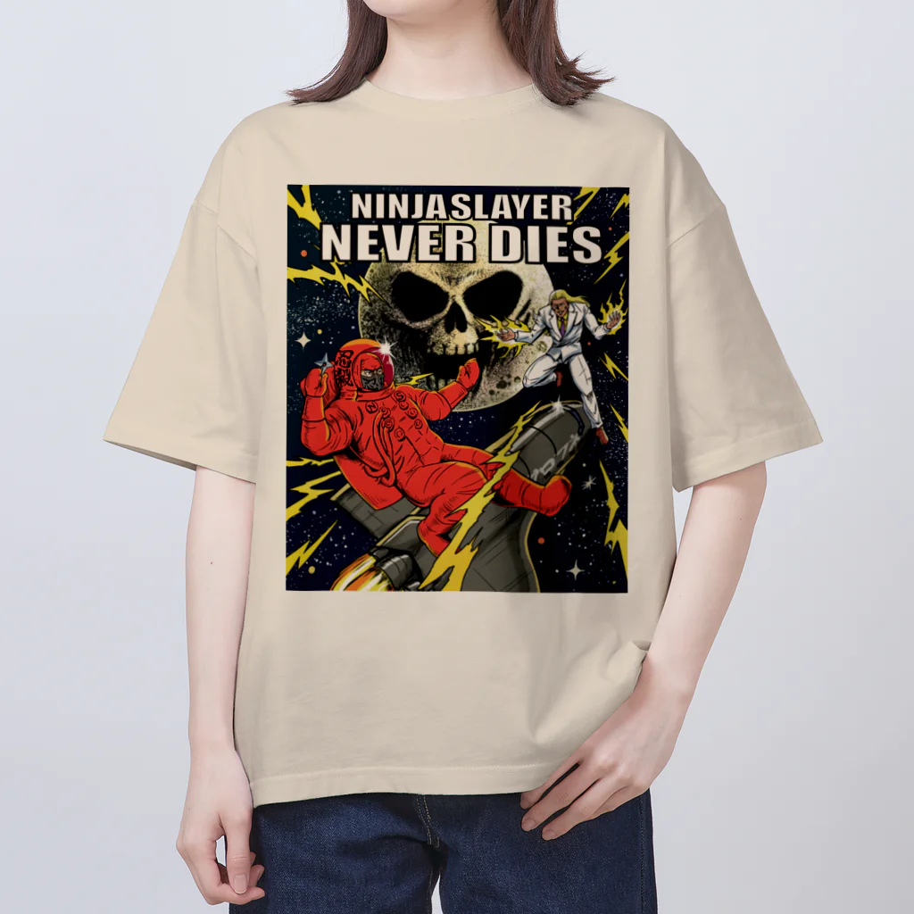 ニンジャスレイヤー公式/ダイハードテイルズのNINJASLAYER: NEVER DIES オーバーサイズTシャツ