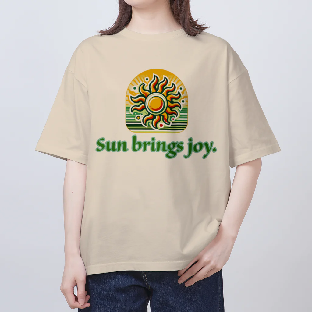 tora2216のSun San San 太陽 Oversized T-Shirt