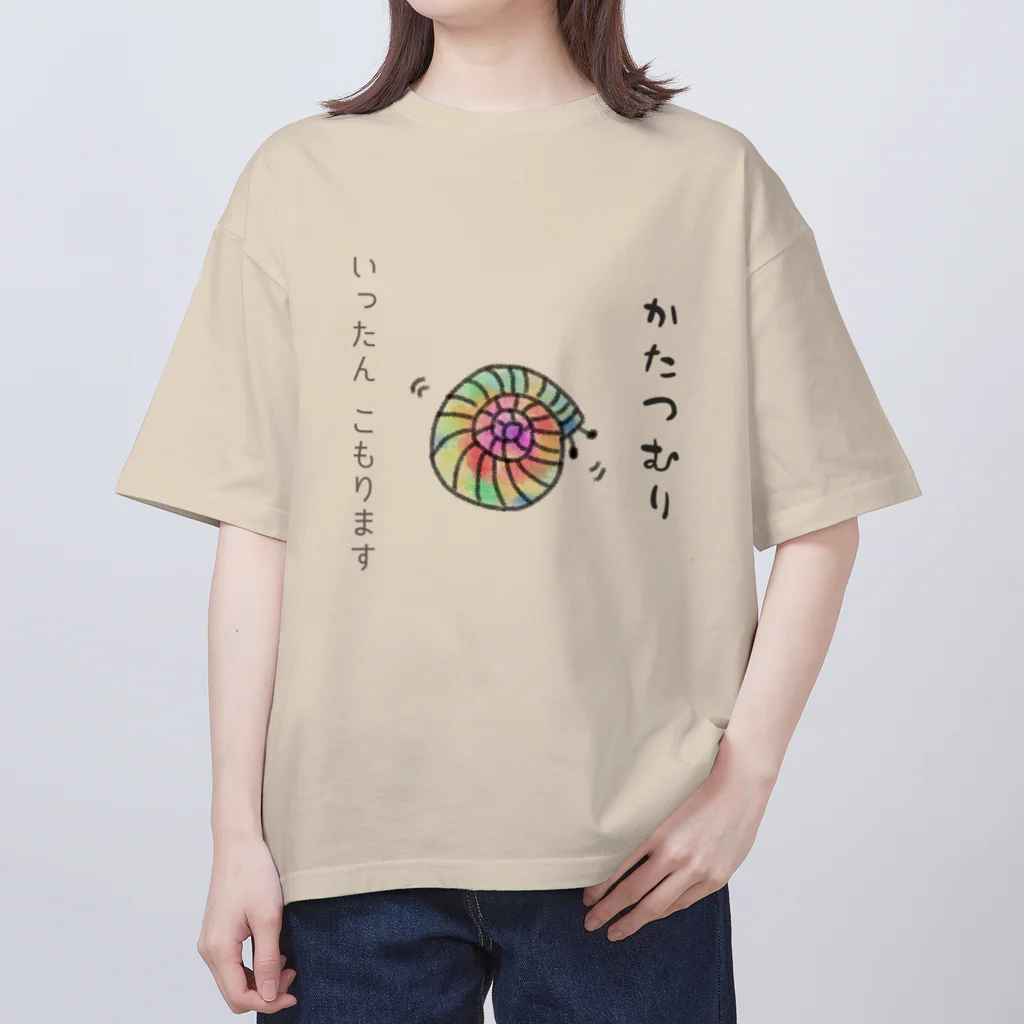 honoeのしんぼるず→かたつむりB オーバーサイズTシャツ