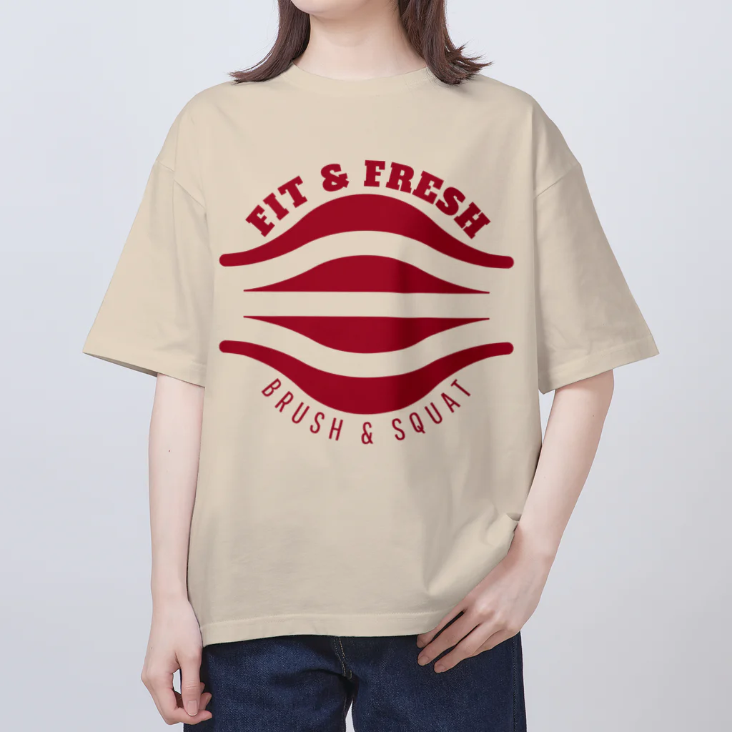 chataro123のFit & Fresh: Brush & Squat オーバーサイズTシャツ