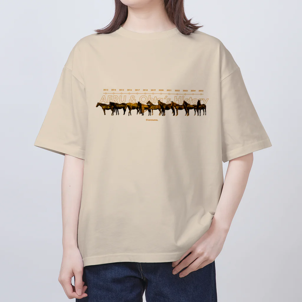 Loveuma. official shopのAERU & Ohta’s History by AERU Oversized T-Shirt