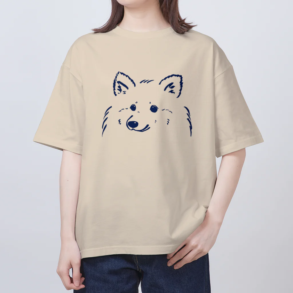 Chiyo.Wan(🐕🕊️のお店)のふわふわわんこTシャツ　(さわやかカラーVer.) オーバーサイズTシャツ