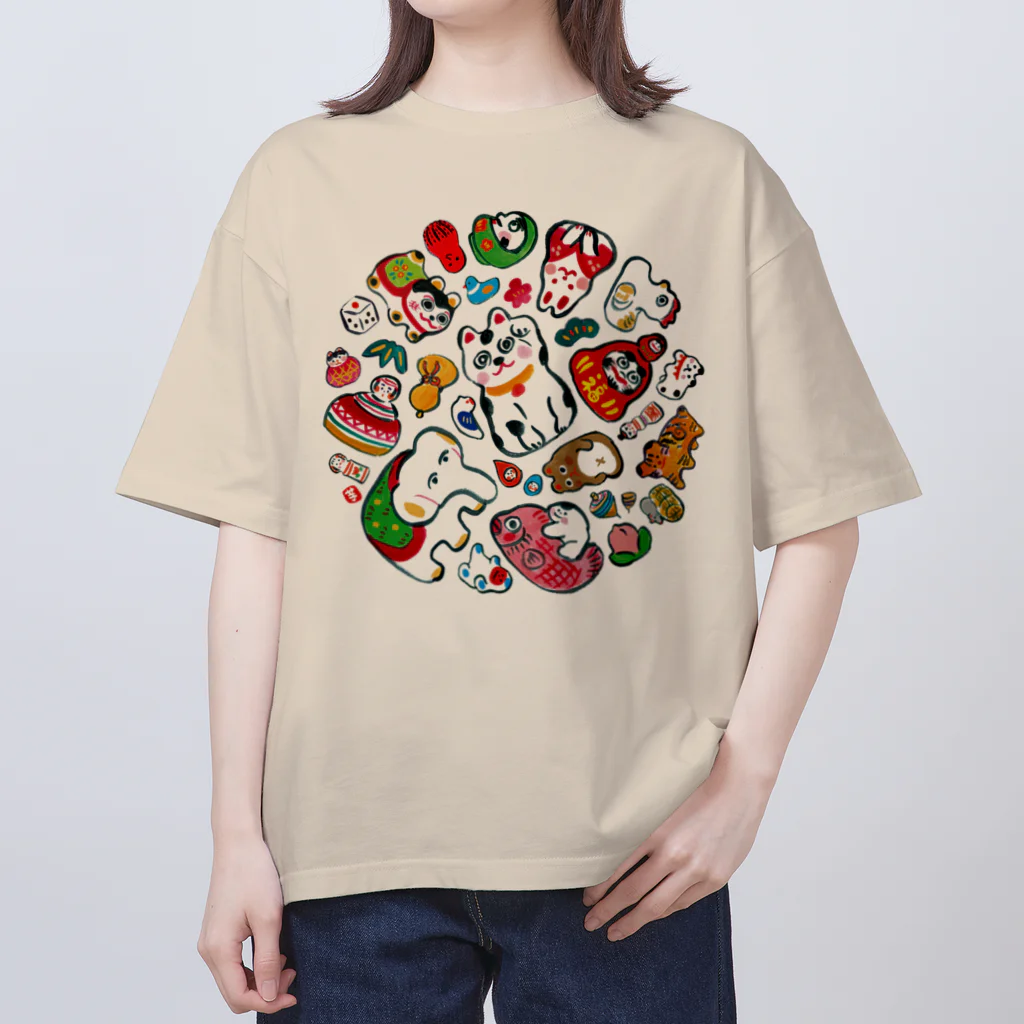 いも太郎のgangu（ちりばめ◎） オーバーサイズTシャツ