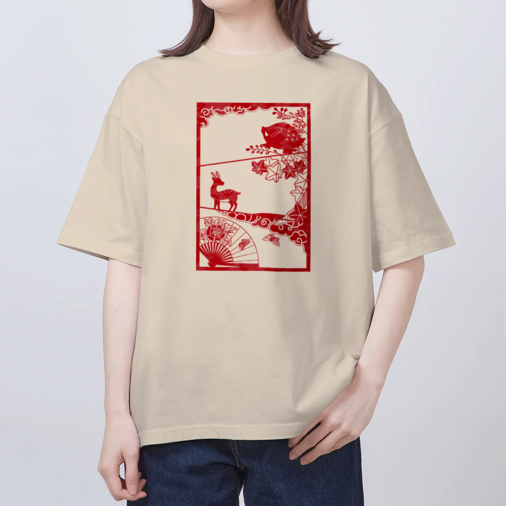 甘漏り屋のiNoshiKachO Oversized T-Shirt