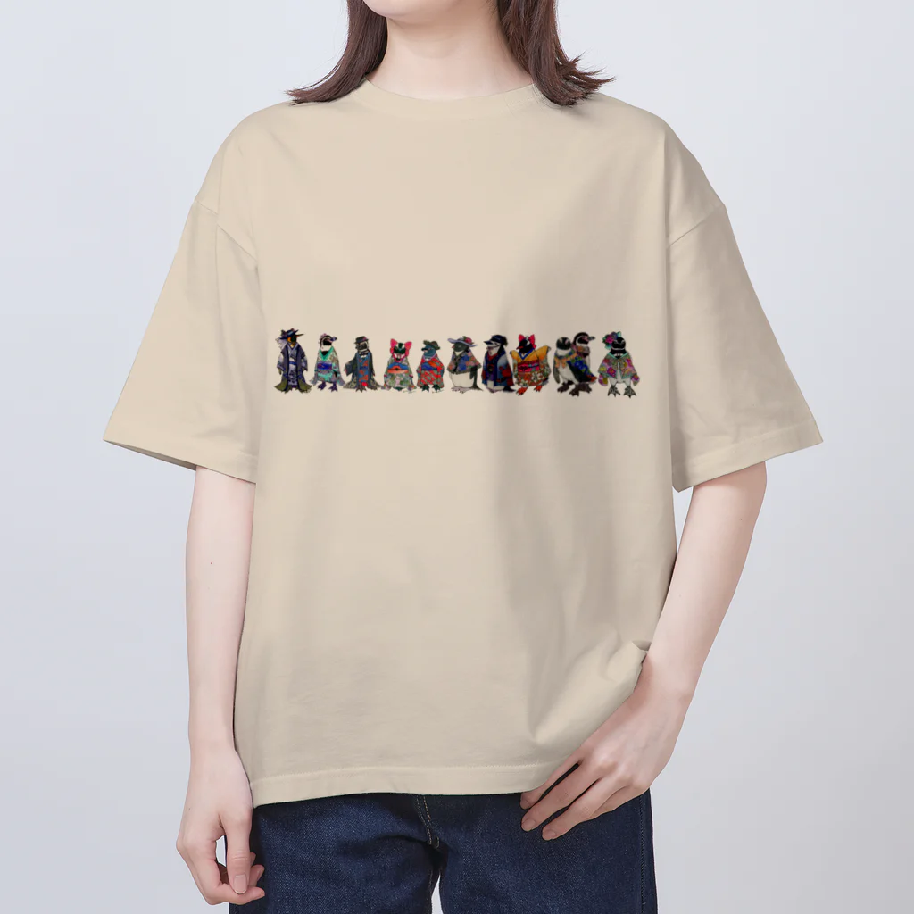 ヤママユ(ヤママユ・ペンギイナ)のKimono Penguins Dream Team オーバーサイズTシャツ