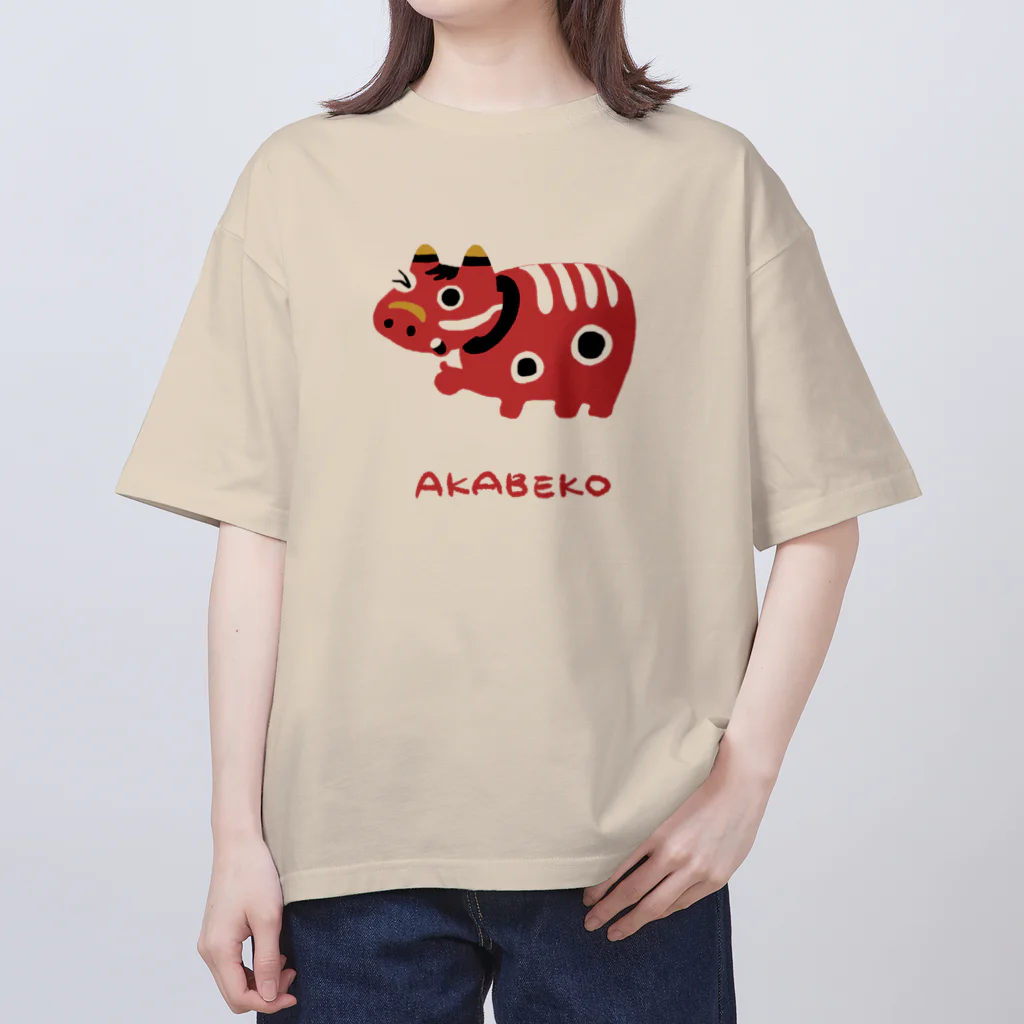 SU-KUのAKABEKO オーバーサイズTシャツ