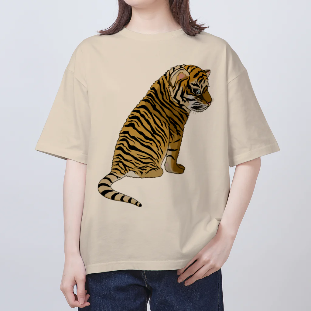 LalaHangeulの虎の子 オーバーサイズTシャツ