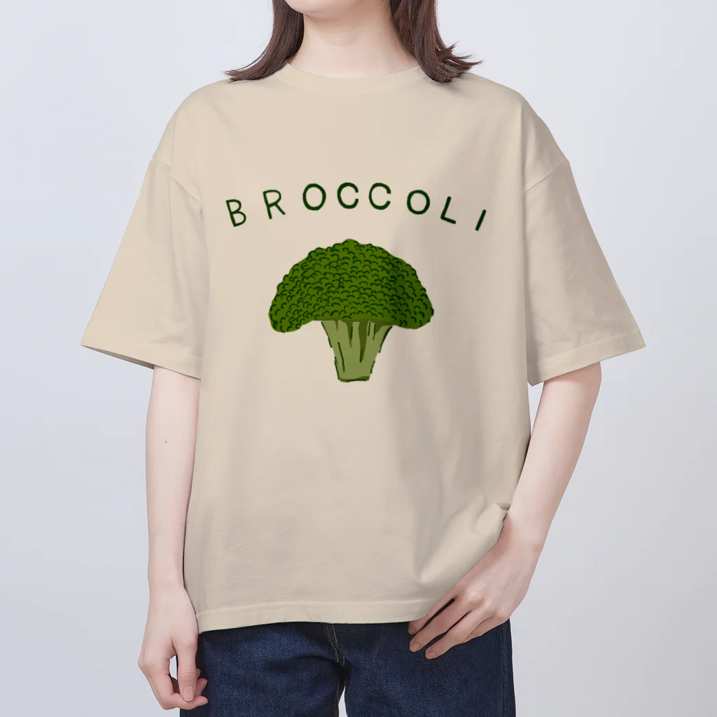 NIKORASU GOのブロッコリー好き専用デザイン「ブロッコリー」（Tシャツ・パーカー・グッズ・ETC） オーバーサイズTシャツ