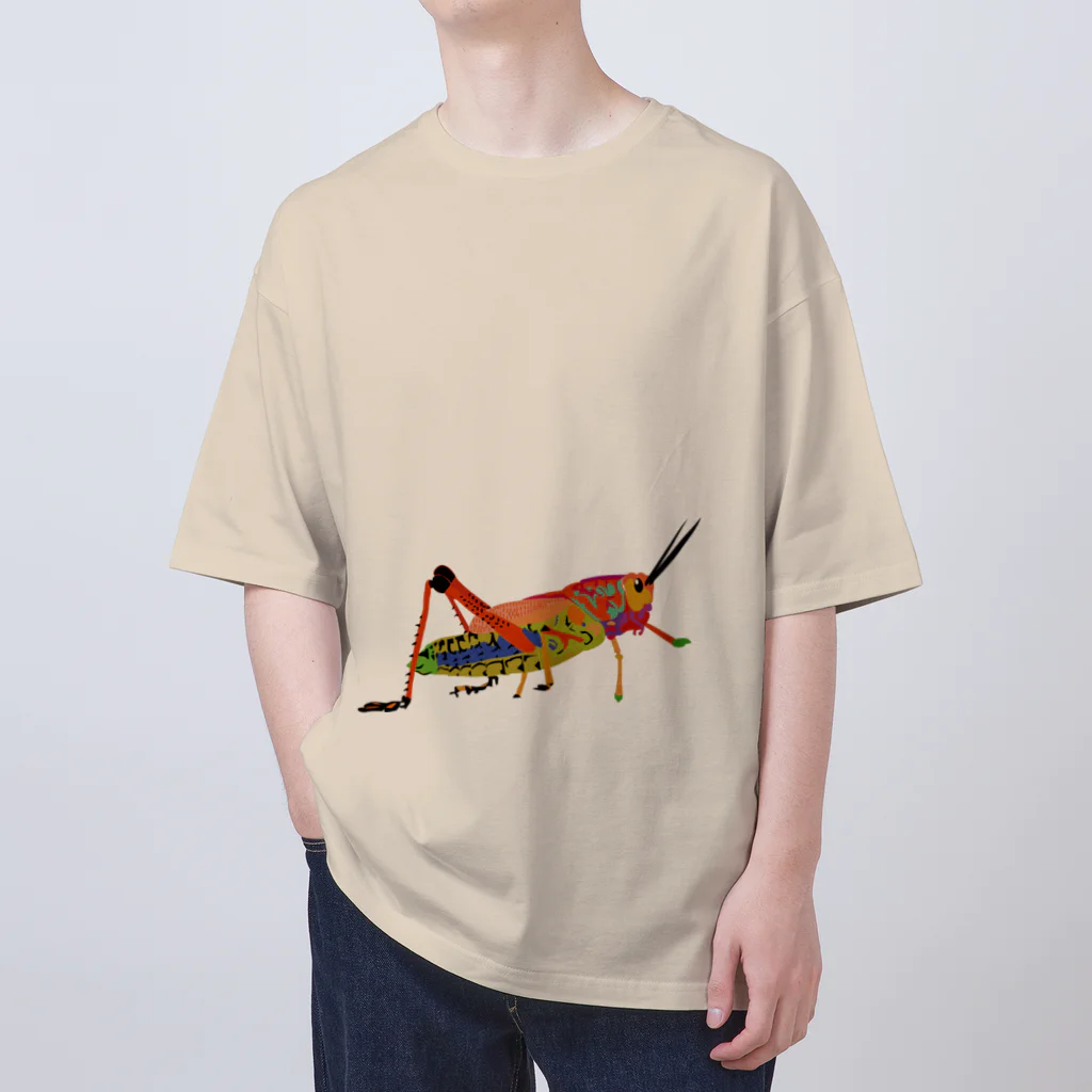 Drecome_Designのバッタ オーバーサイズTシャツ