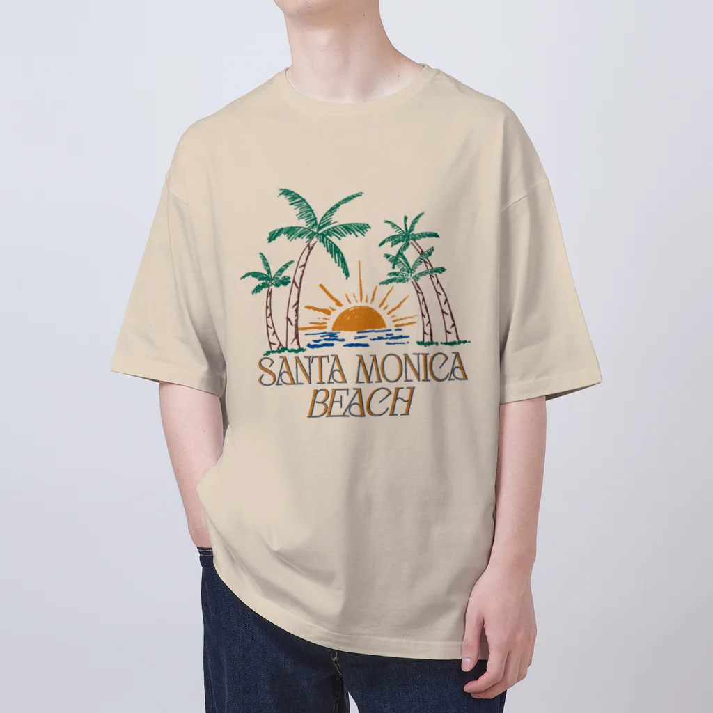 onigiri-dayoの🌴サンタモニカビーチ🌴 オーバーサイズTシャツ