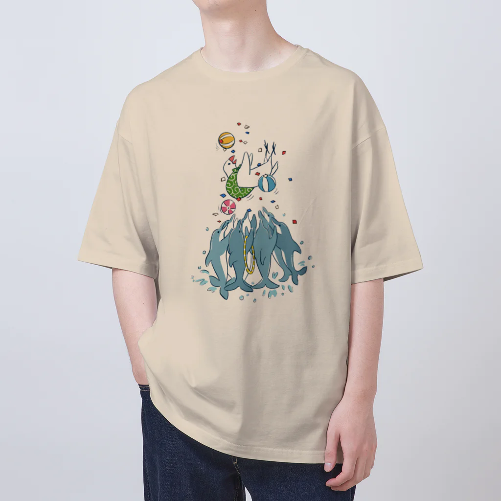 ふろしき文鳥のお店のめでたい胴上げ Oversized T-Shirt