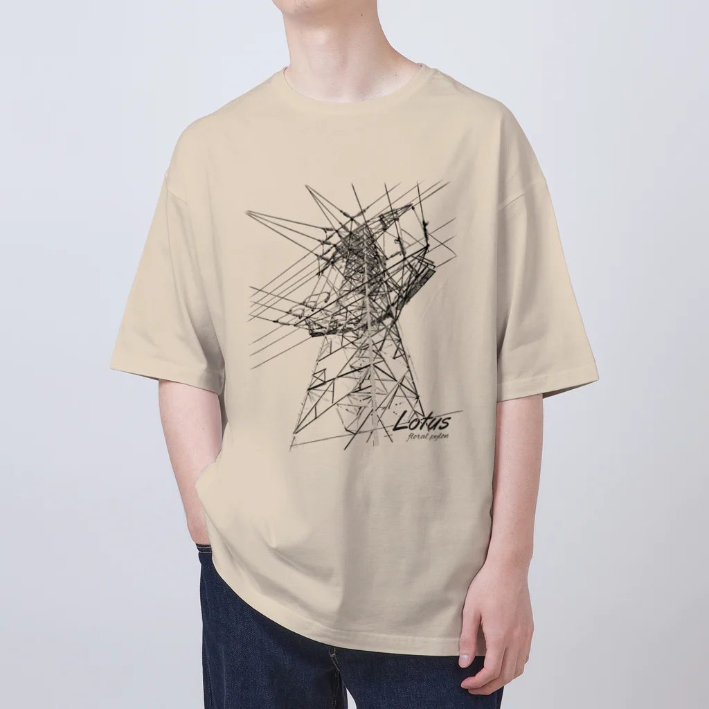 ダムダムのロータス Oversized T-Shirt