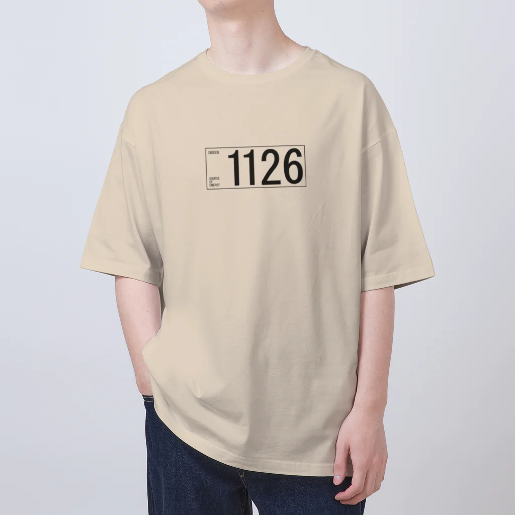 温泉グッズ@ブーさんとキリンの生活の1126(ダークグレー) Oversized T-Shirt