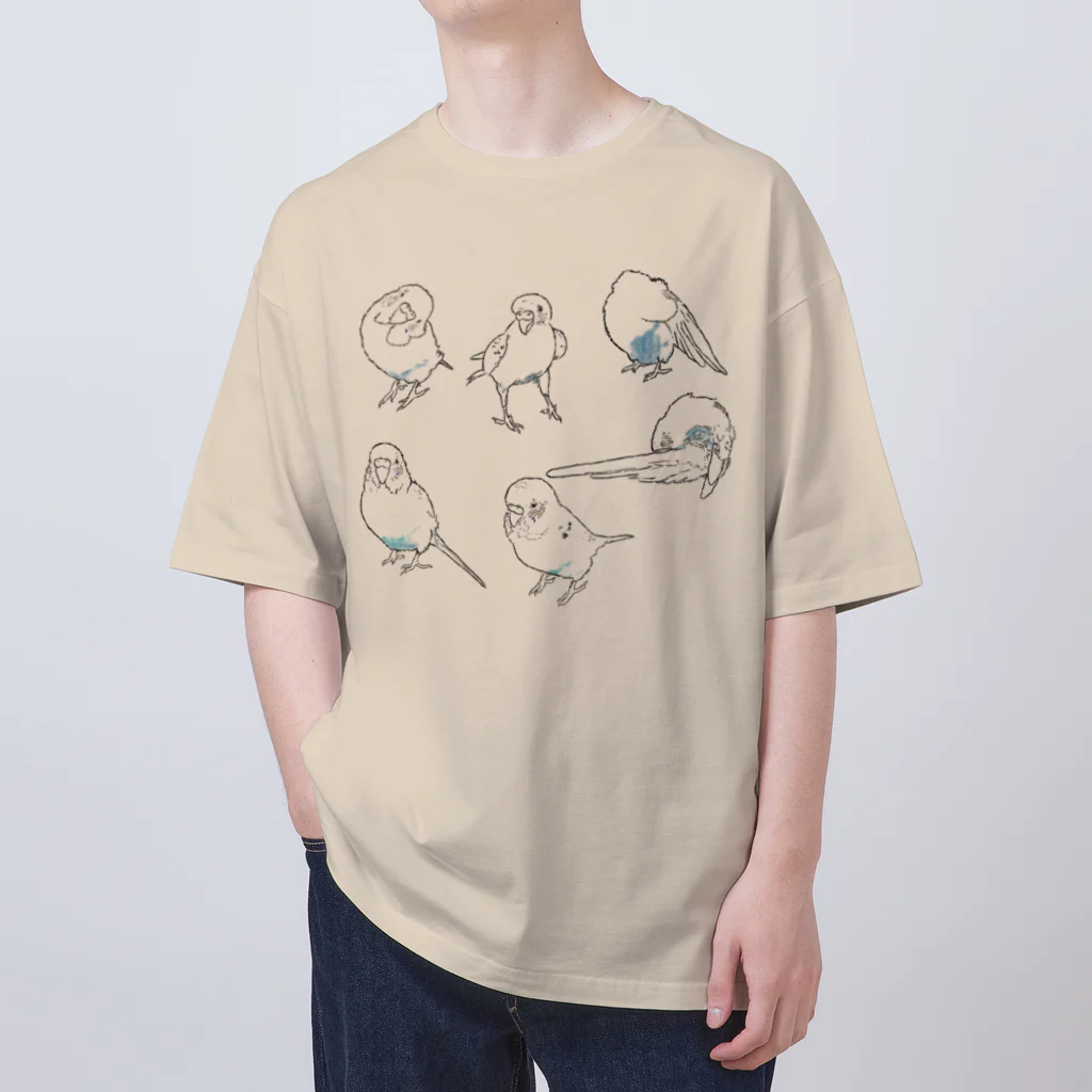 Lily bird（リリーバード）のインコの仕草たち Oversized T-Shirt