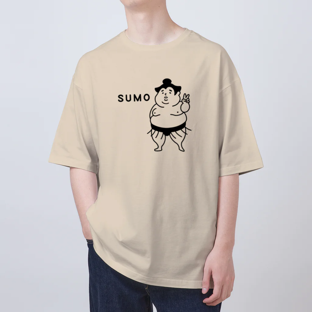 ぽぴーぴぽーのSUMO  オーバーサイズTシャツ