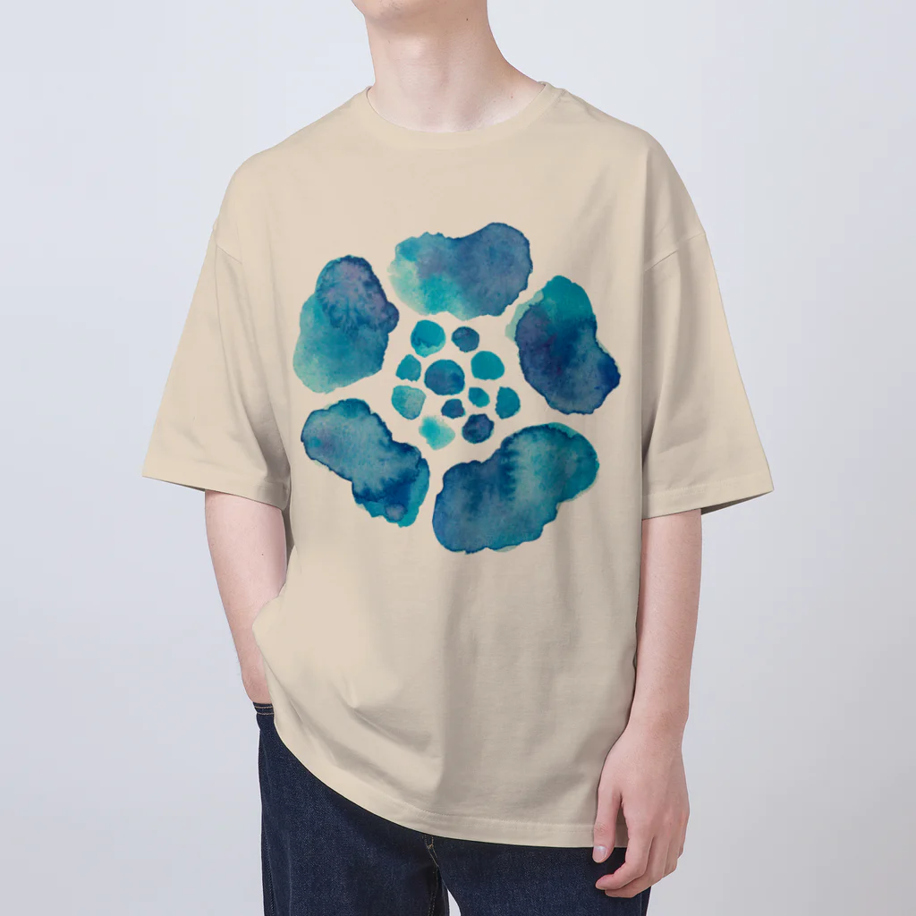 Good day Good day yeah!!!の水面の花 Oversized T-Shirt