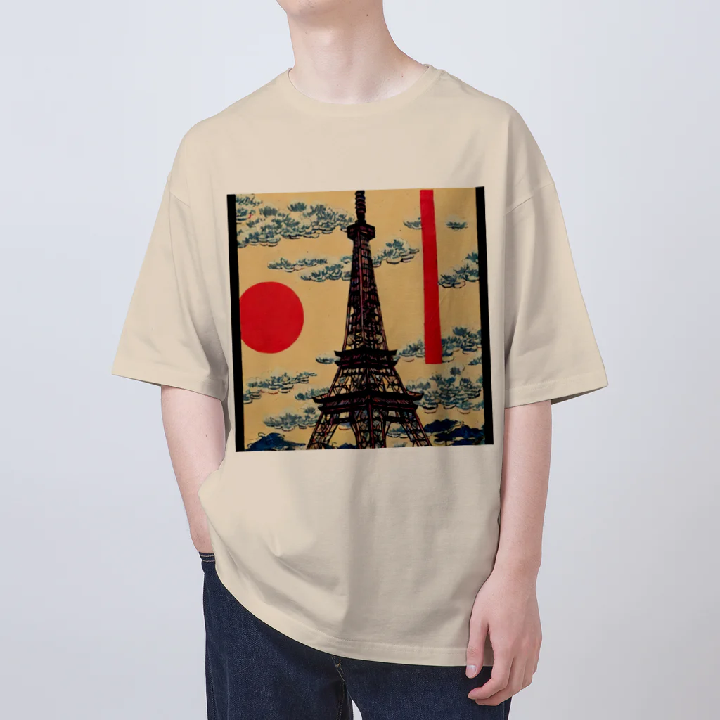 ozizousanのtokyotower8 オーバーサイズTシャツ