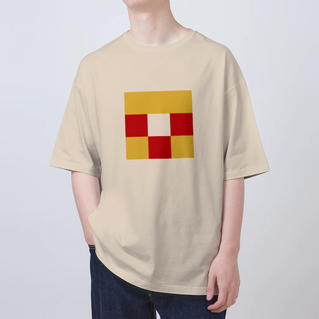 3×3 のドット絵の牛丼とカレー - 3×3 のドット絵 Oversized T-Shirt