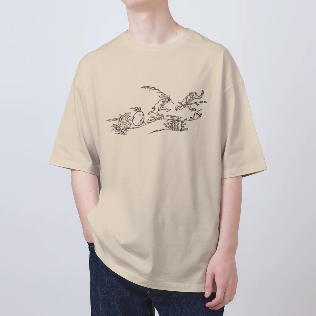 Culture Clubの[ TAMAGOBITO ] 鳥獣卵人戯画 OS T-sh① オーバーサイズTシャツ