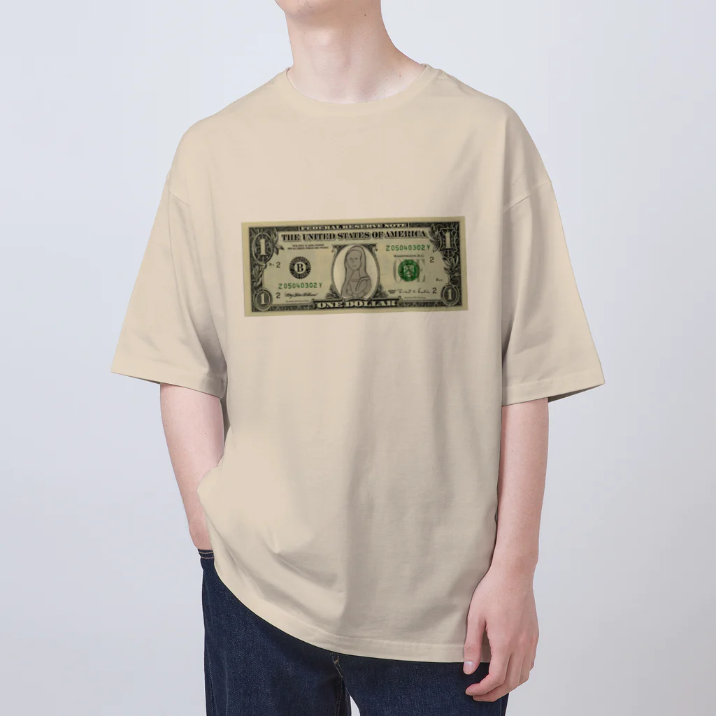 Genart0717のMonalisamoney オーバーサイズTシャツ