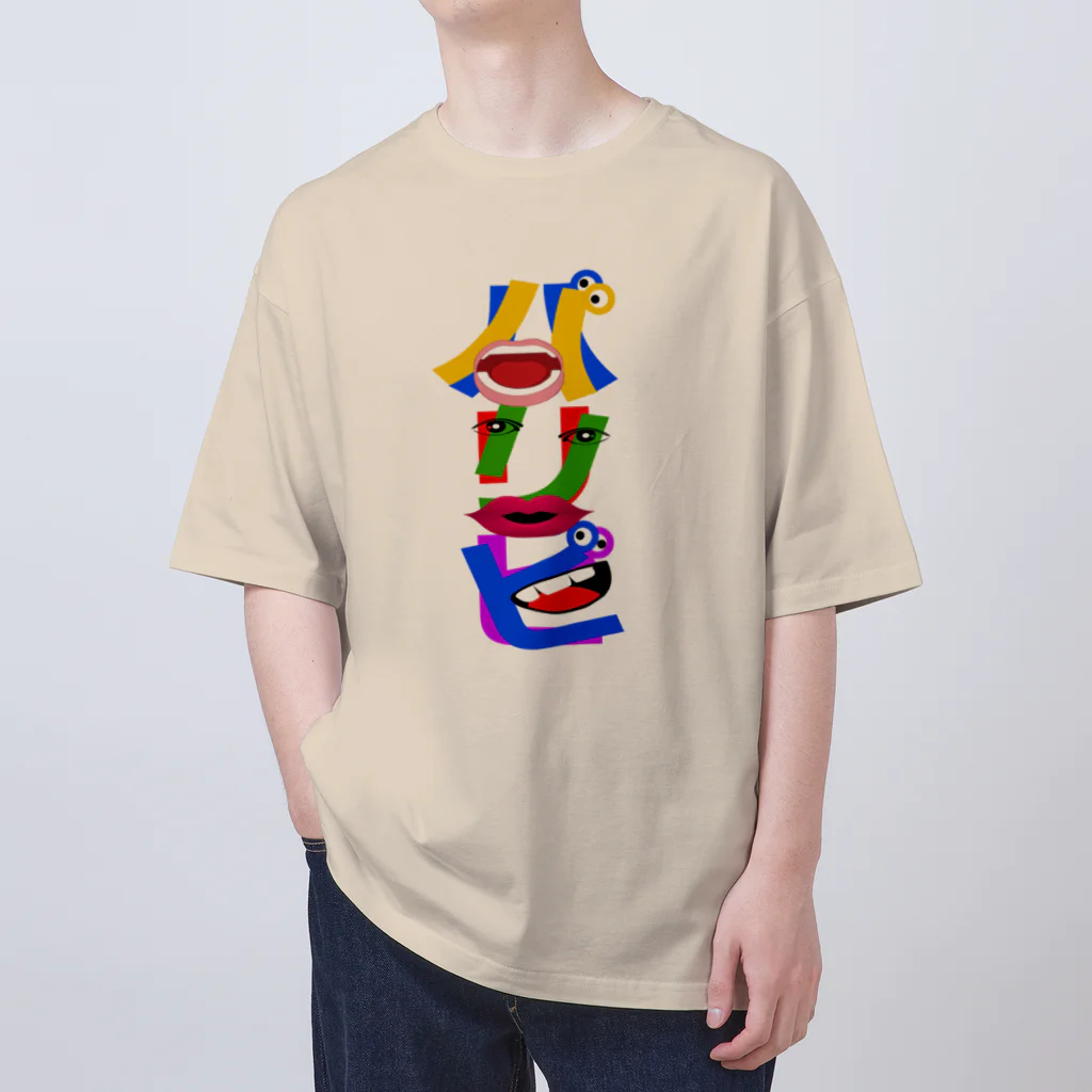 アインシュタインキャットのパリピ オーバーサイズTシャツ