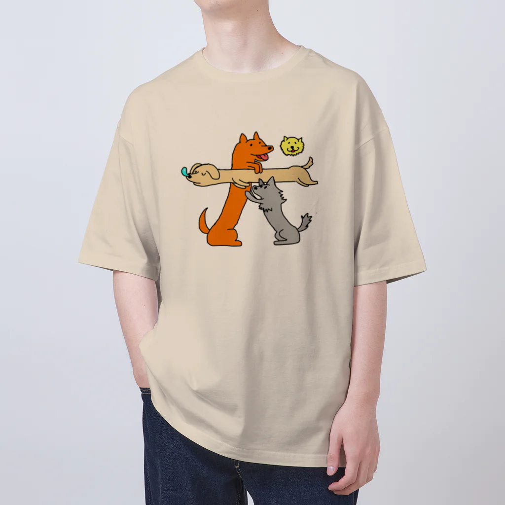 kuritamaの犬 オーバーサイズTシャツ